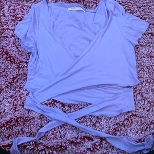 Rap around crop top
